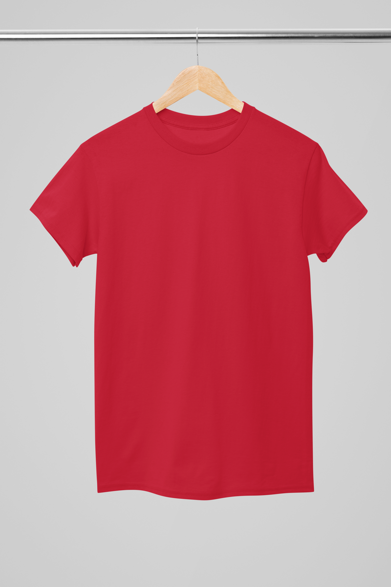 Plain Red Unisex T-shirt
