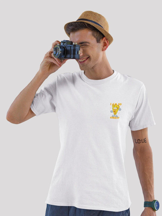 Say Cheese White Unisex T-Shirt