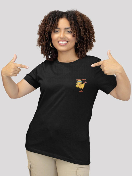 Chick Duck Black Unisex T-Shirt