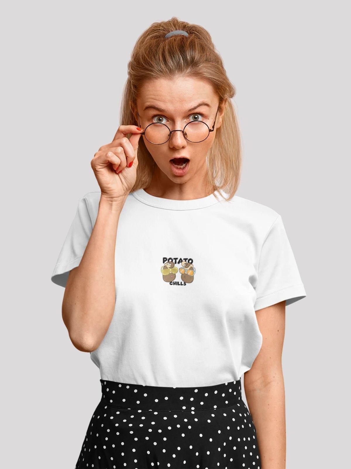 Potato White Unisex  T-Shirt