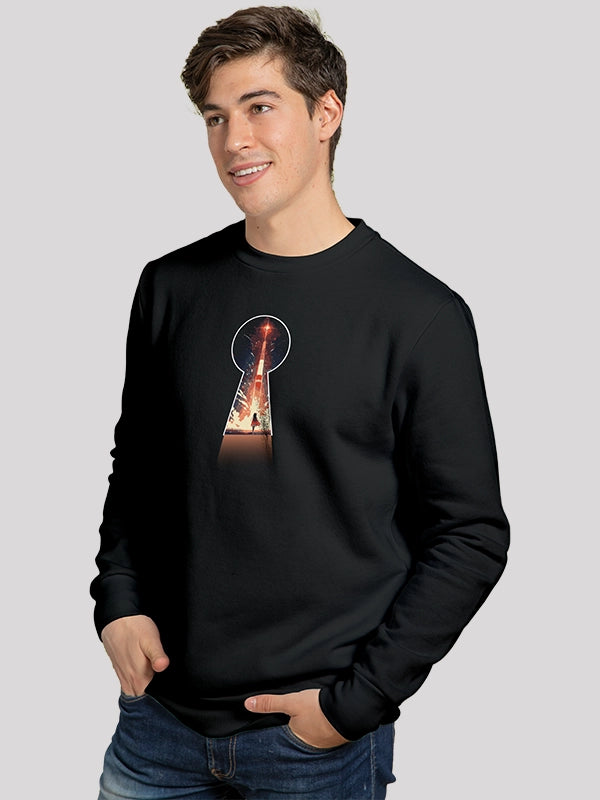 Star War Black Sweatshirt For Men