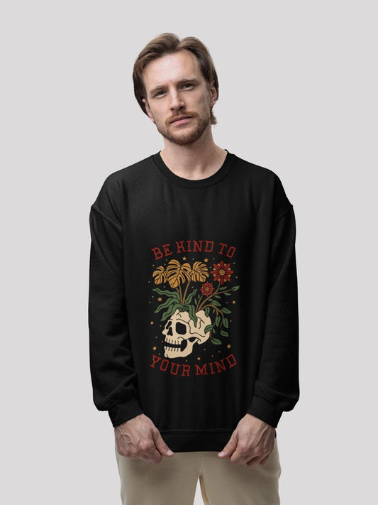 Your Mind Black Sweatshirt for Men