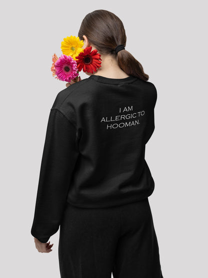 Hooman Black Sweatshirt For Women