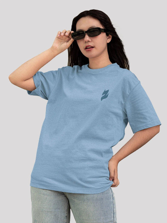 Unisex Signature Collection - Oversize T- Shirt-Baby Blue