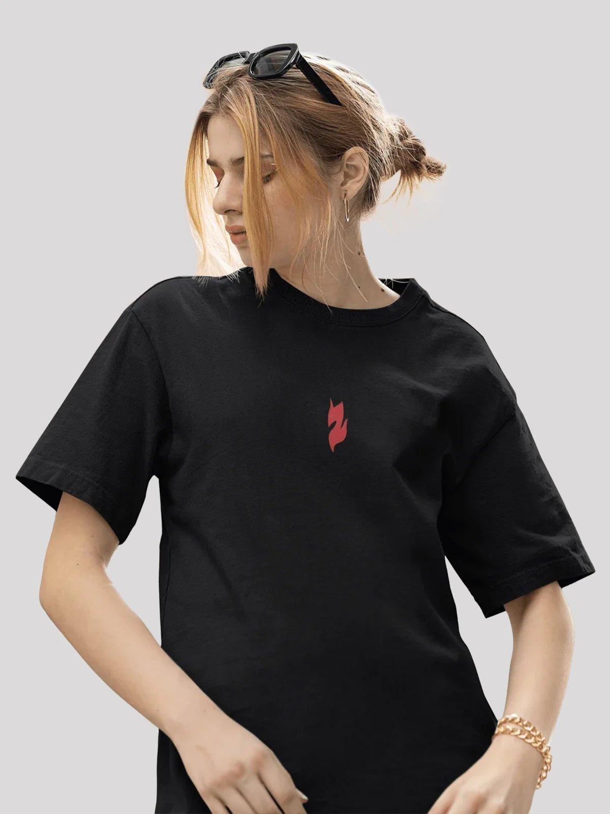 Unisex Signature Collection Oversize T- Shirt-Black