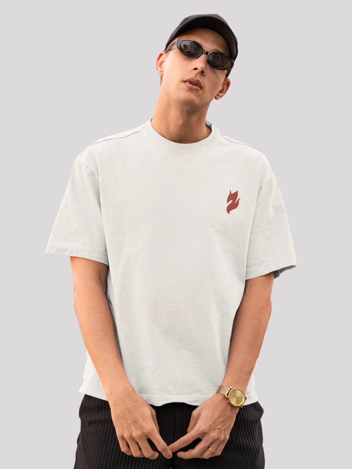 Unisex Signature Collection Oversize T-Shirt-White