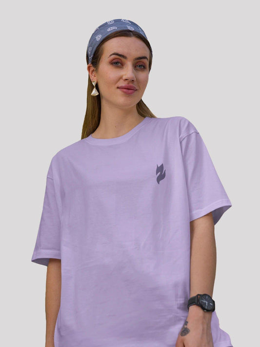 Unisex Signature Collection Oversize T-Shirt-iris lavender