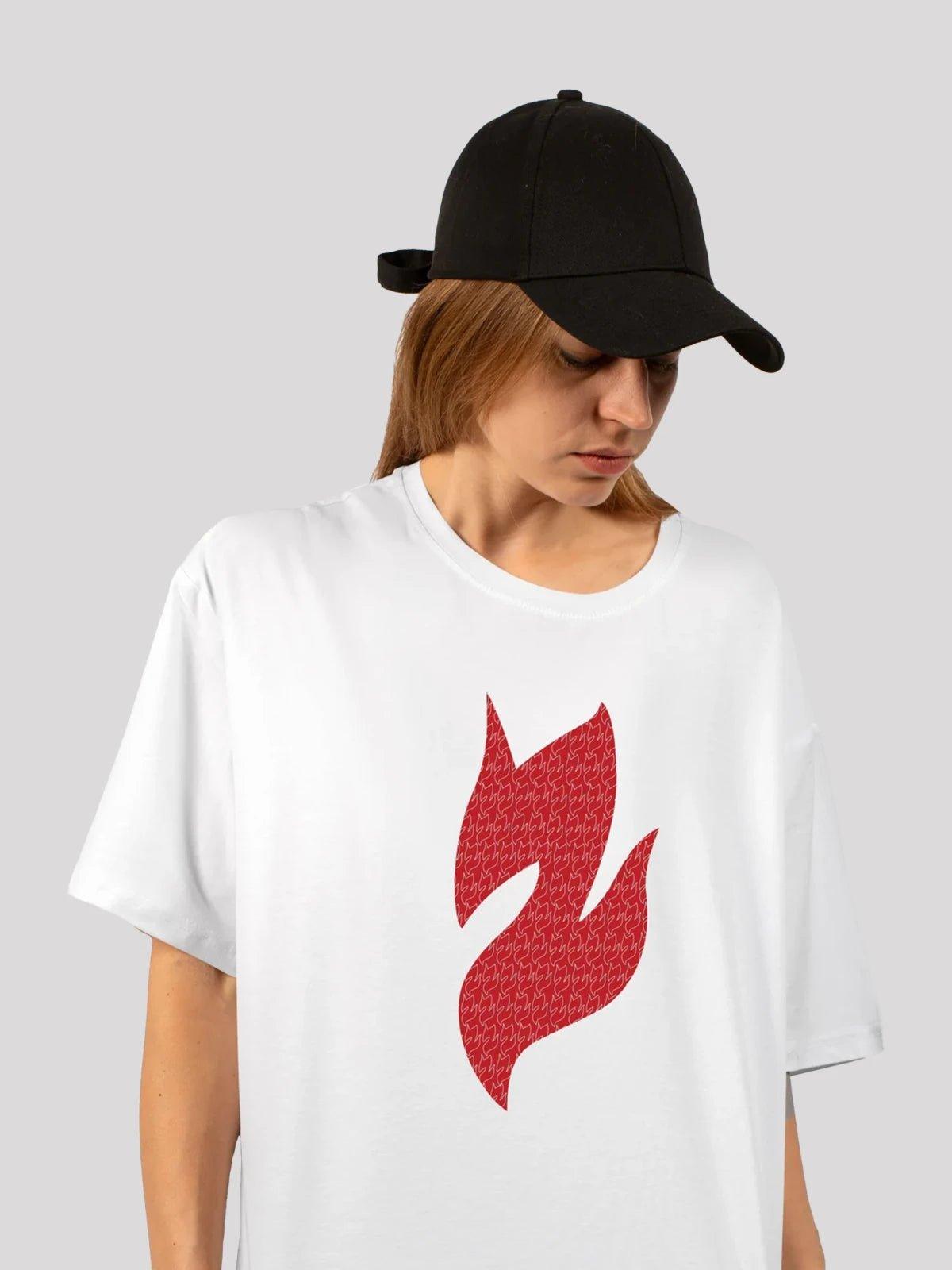 Unisex Signature Collection Oversize T-Shirt-White