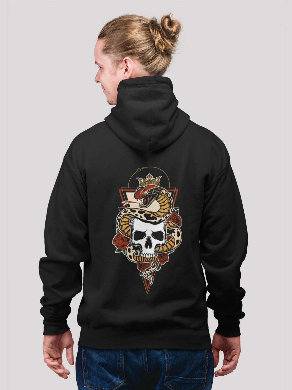 Skull Black Hoodie For Men