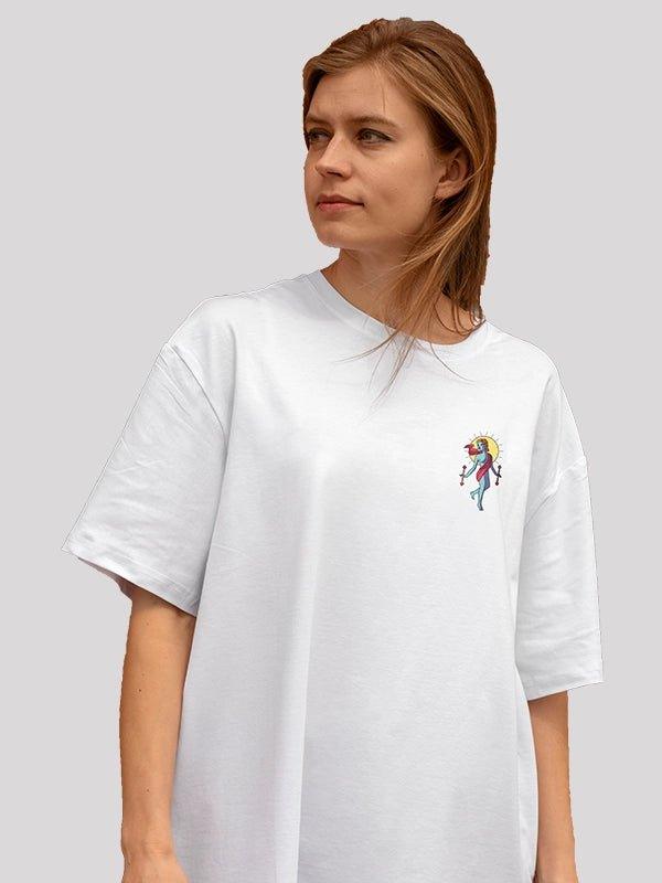 Oversized White T-Shirt For Women