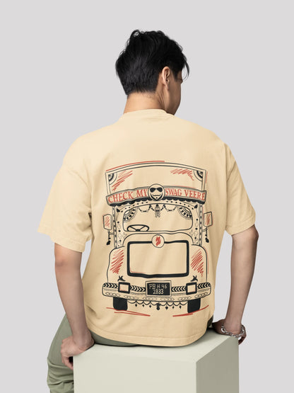 Trending Punjab City-themed Oversized T-shirt