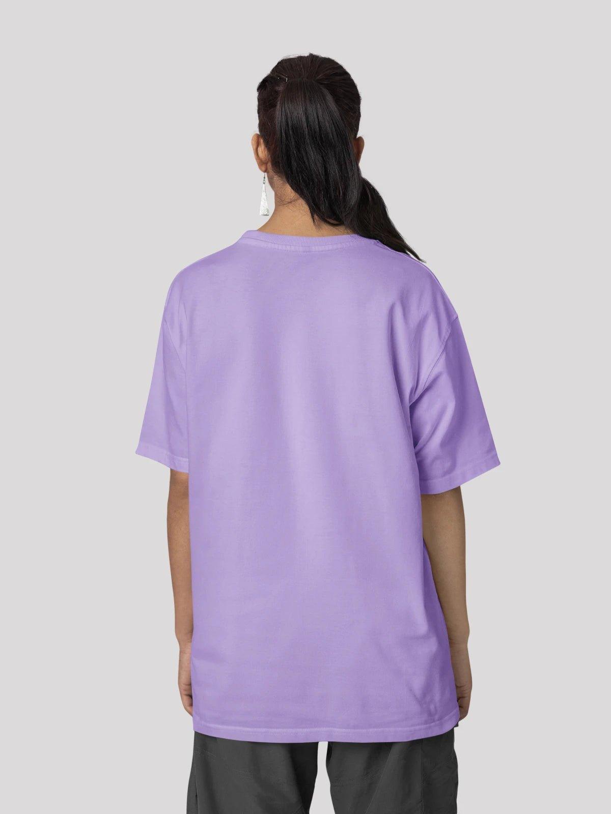 Gone crazy for GON Anime Unisex Oversized  T-shirt-Iris Lavender 