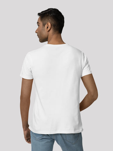 Trust No-One White Quirky Cotton T-shirt