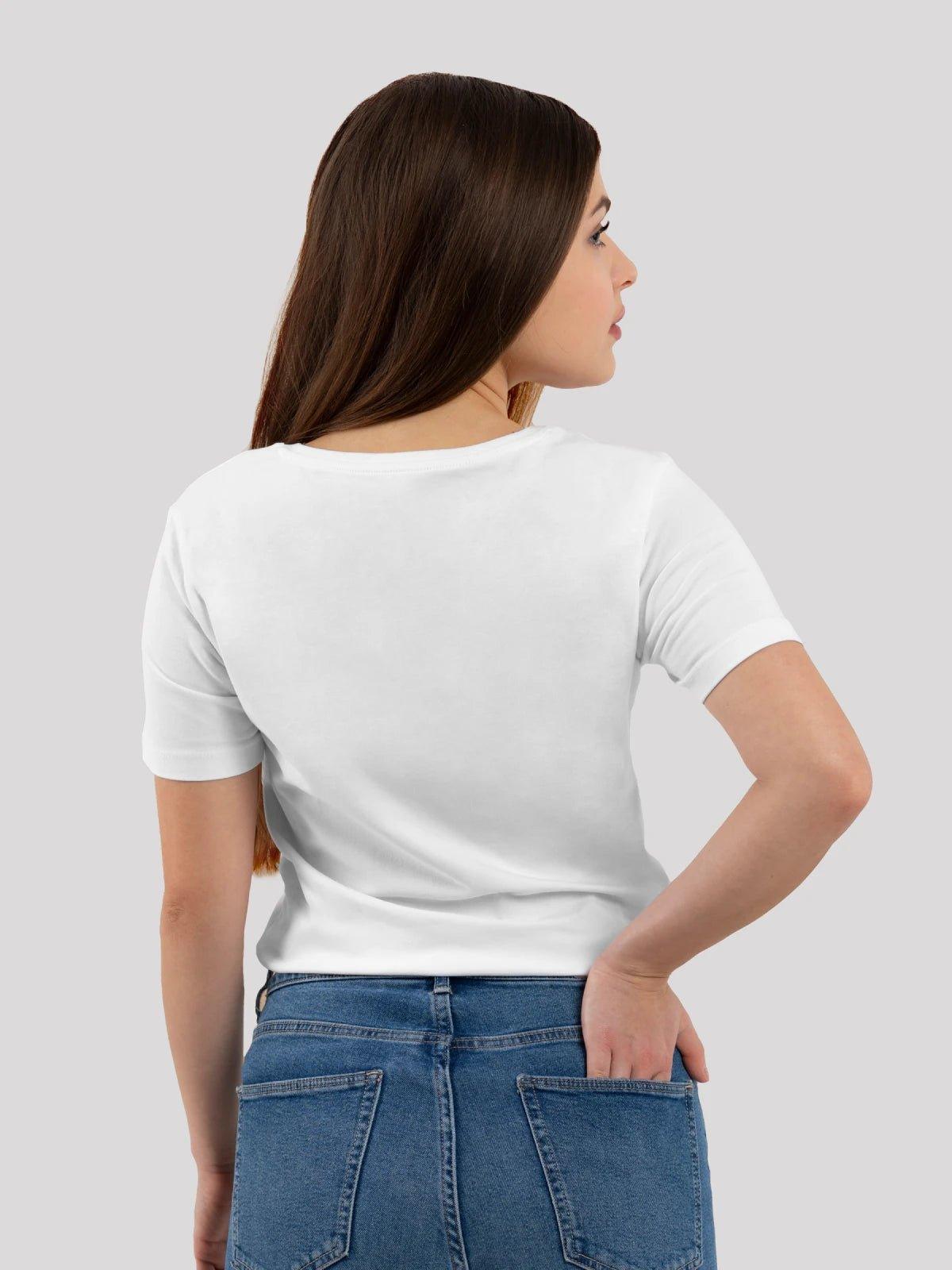 White T-Shirt for Women