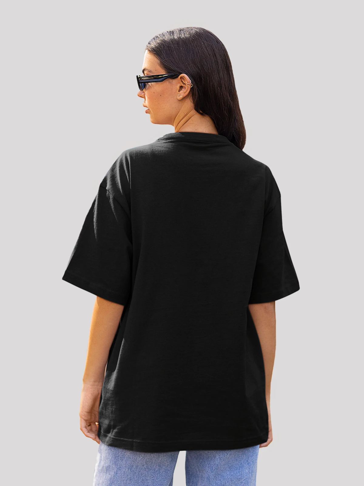 Lady Killer Black Oversized T-Shirt for Women