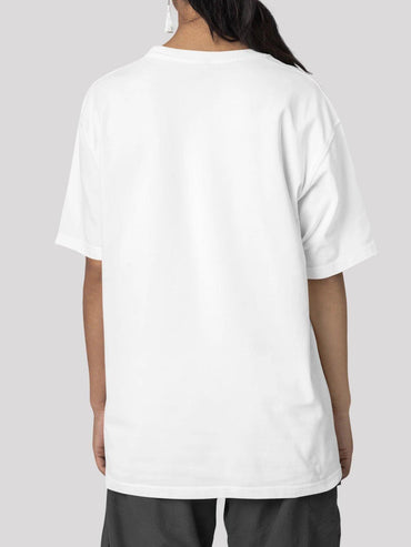 Unisex Signature Collection Oversize T-Shirt-White