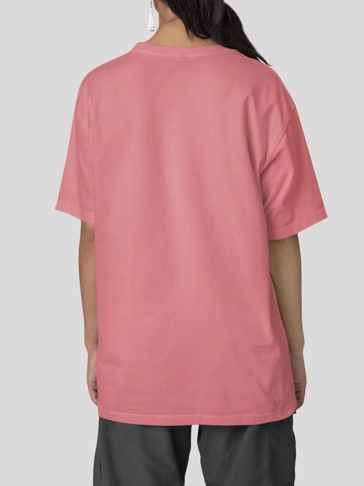 Unisex Signature Collection Oversize T-Shirt-Dusty rose