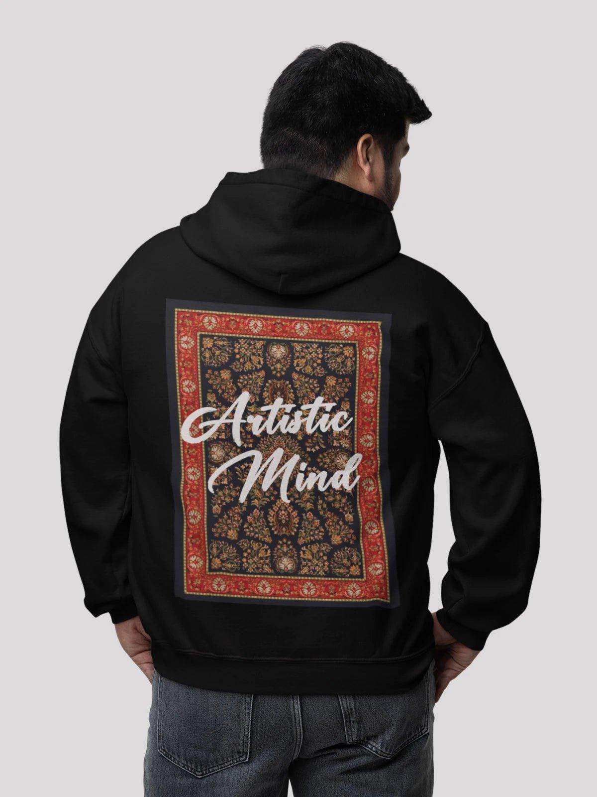 Artistic Mind Hoodie for Men-Black