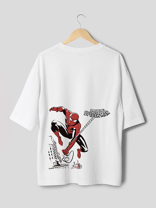 Spiderverse Zlaata- Spiderman White Unisex T- Shirt