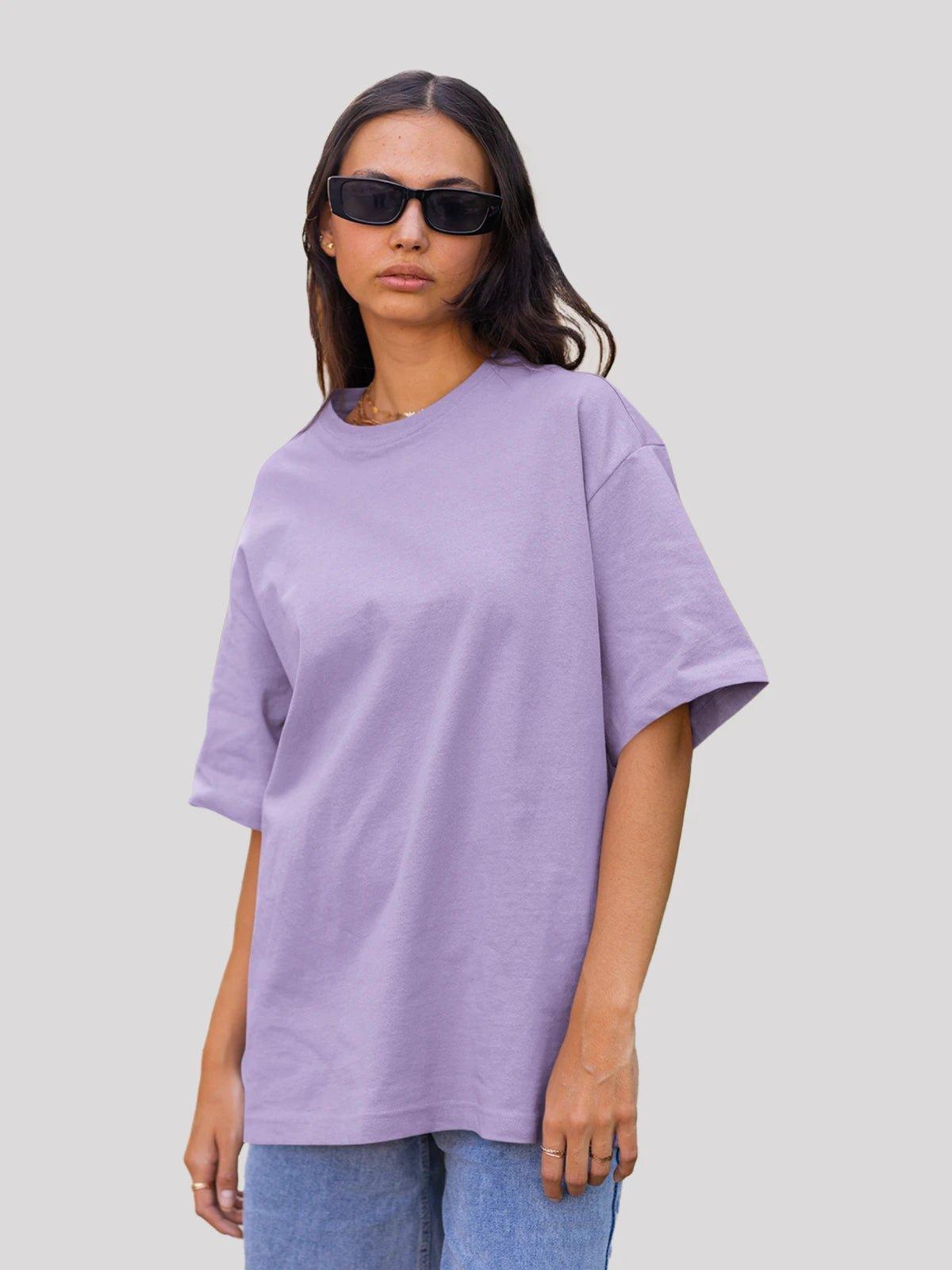 Crazy Killuas Anime Unisex Oversized  T-shirt-Iris lavender