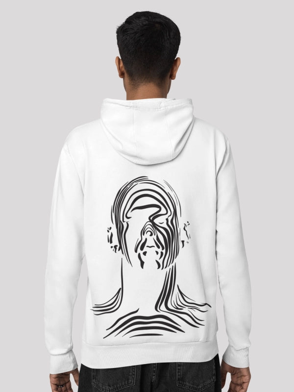 Euphoria Inspired White Heavyweight Oversized Hoodie