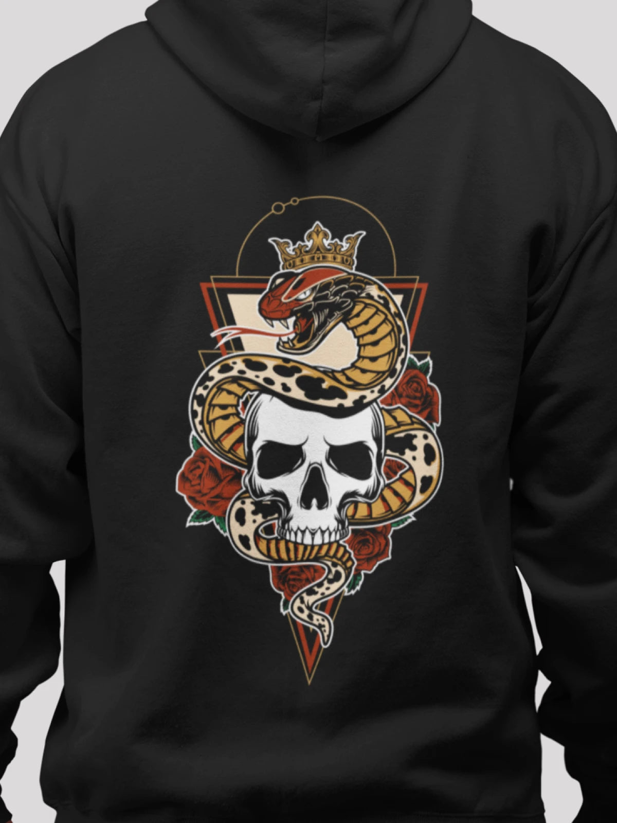 Skull Black Hoodie For Men