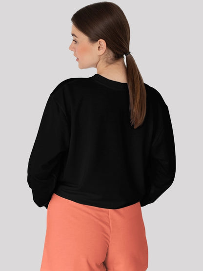 Black Sweatshirt For Women