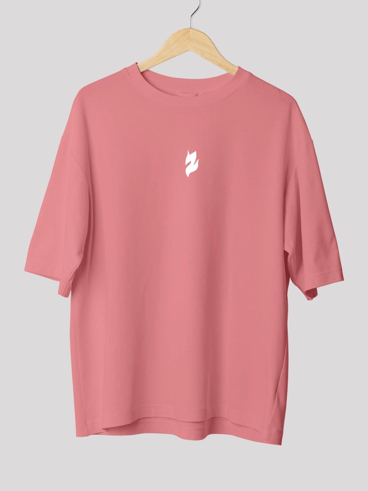 Unisex Signature Collection Oversize T-Shirt-Dusty rose