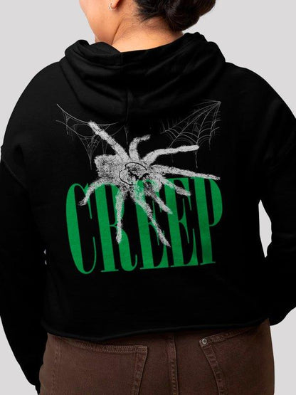 Creep Crop-Hoodie For Women