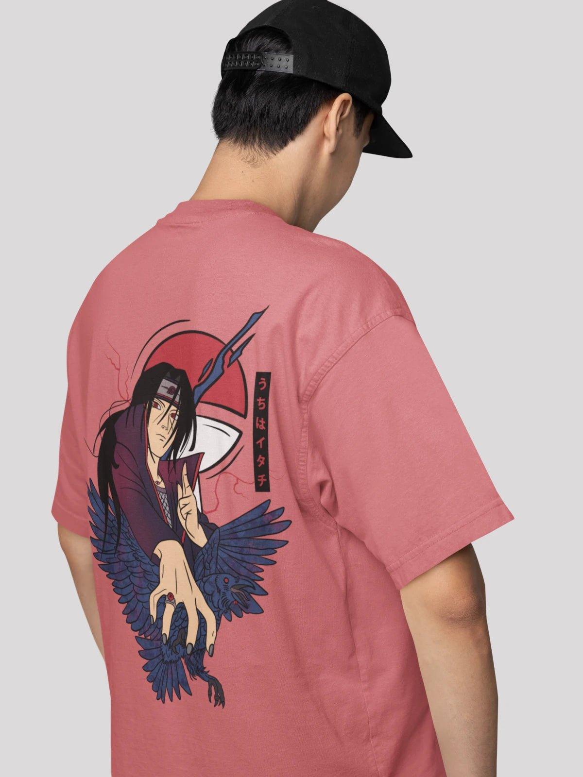 Naruto- Uchiha Itachi Anime unisex Oversized T-shirt