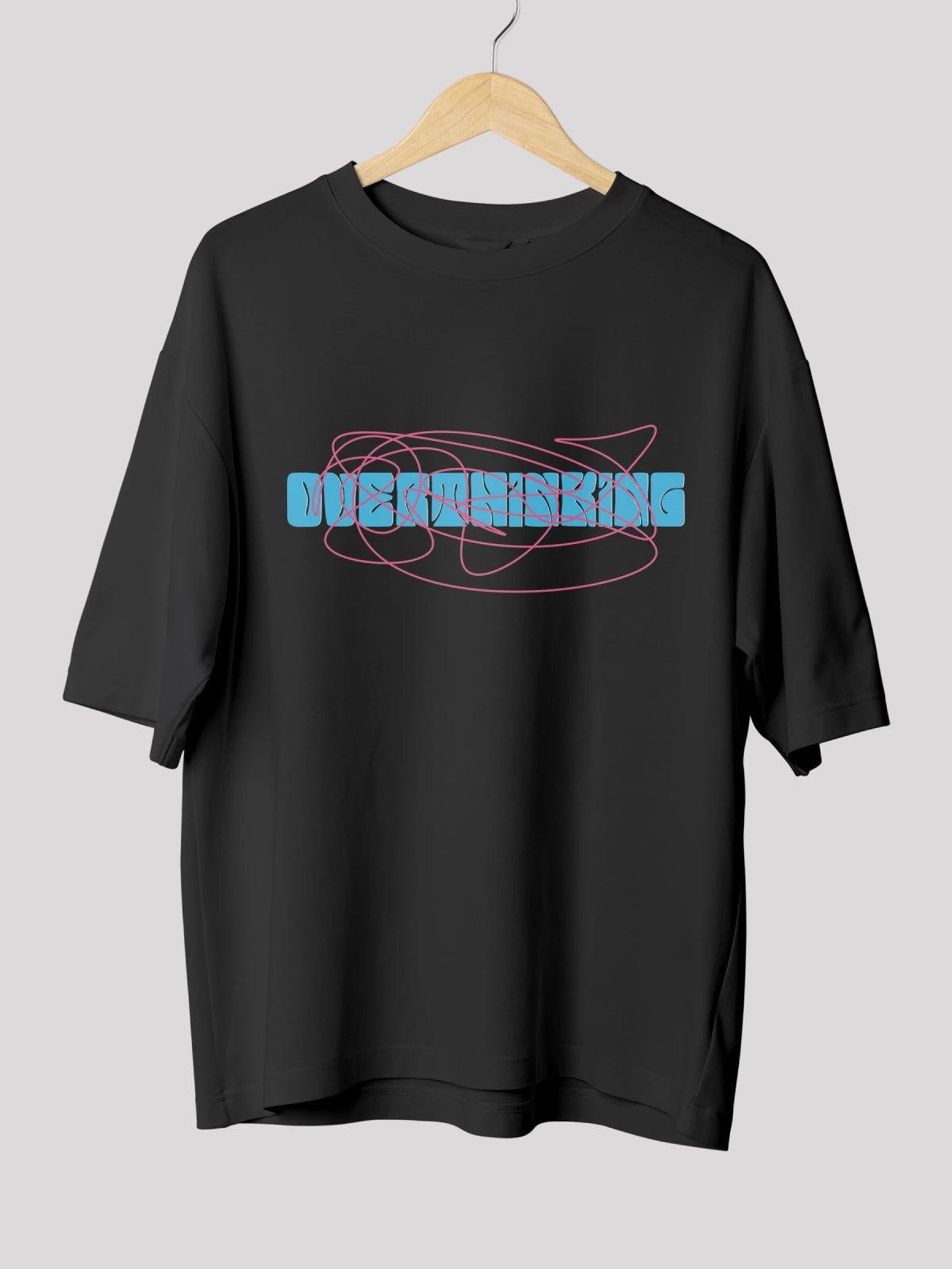 Oversized Black  T-Shirt For Men