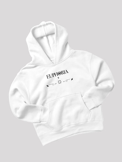 Euphoria Inspired White Heavyweight Oversized Hoodie