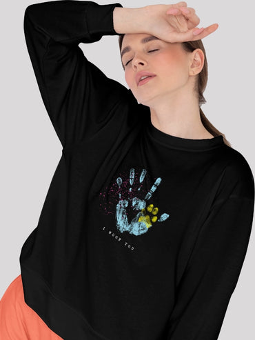 Black Sweatshirt For Women