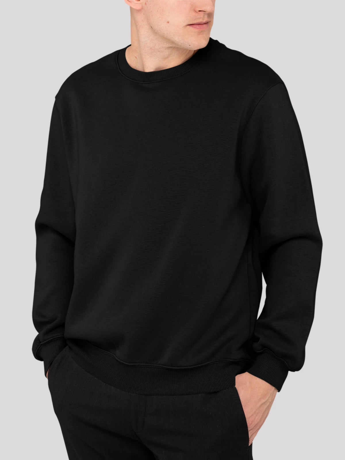 Hooman Black Sweatshirt For Men