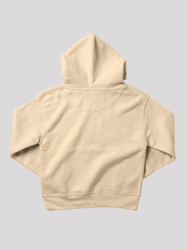 One Piece Beige Heavyweight Printed Oversized Hoodie