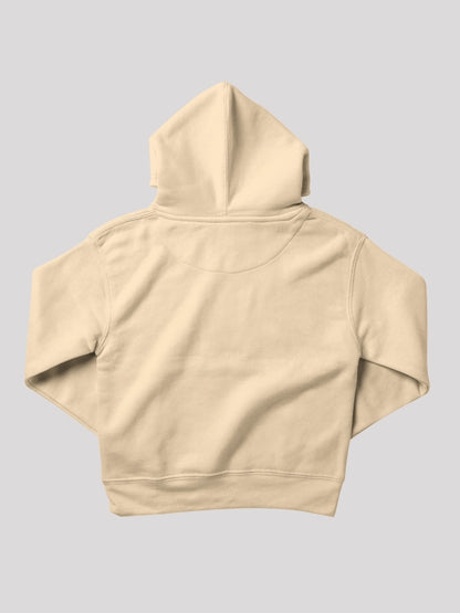 One Piece Beige Heavyweight Printed Oversized Hoodie