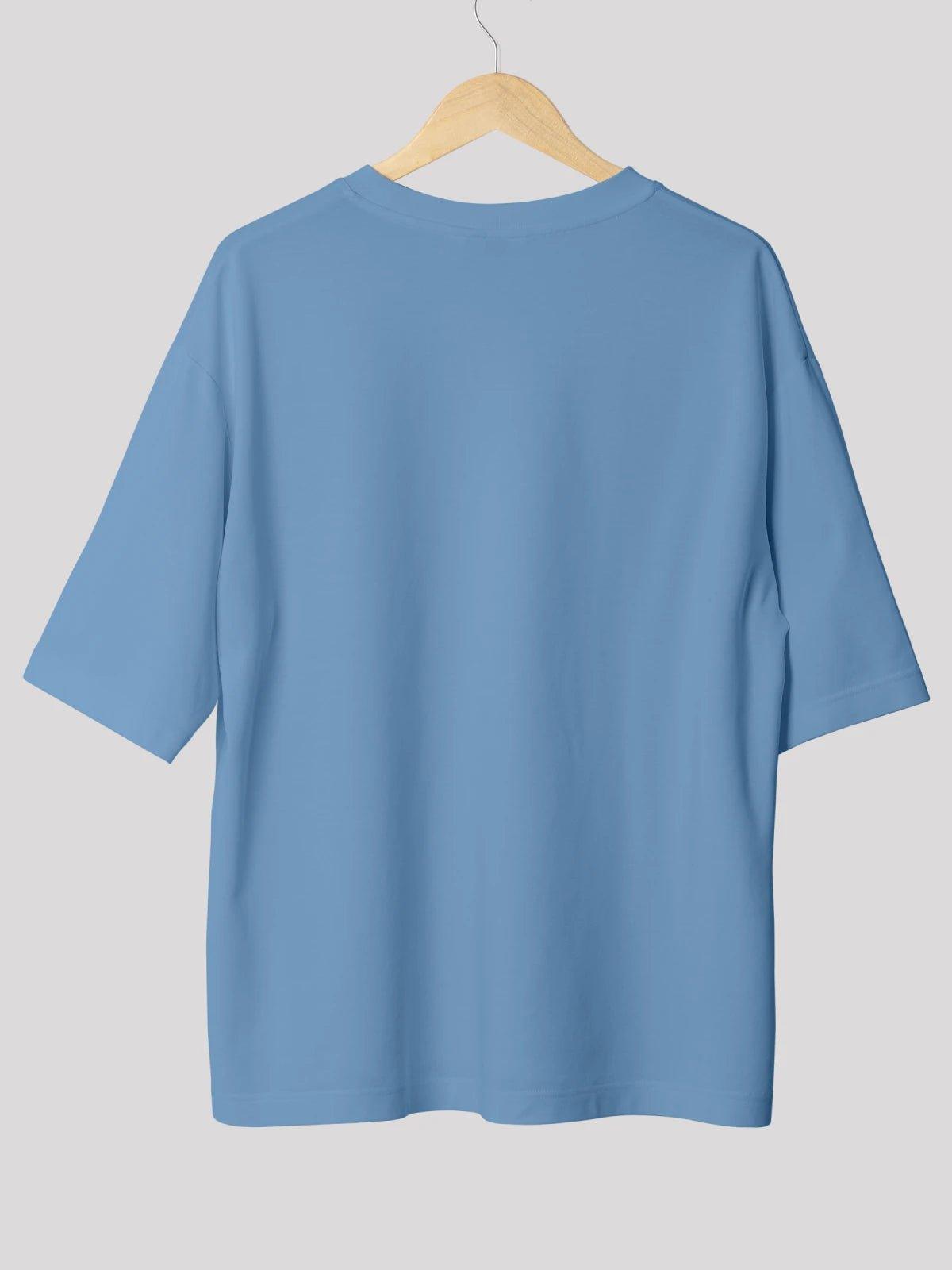 Unisex Signature Collection - Oversize T- Shirt-Baby Blue