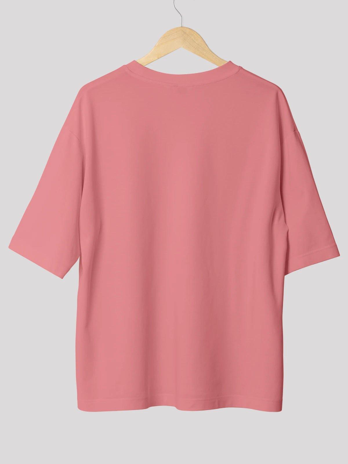 Unisex Signature Collection Oversize T-Shirt-Dusty rose