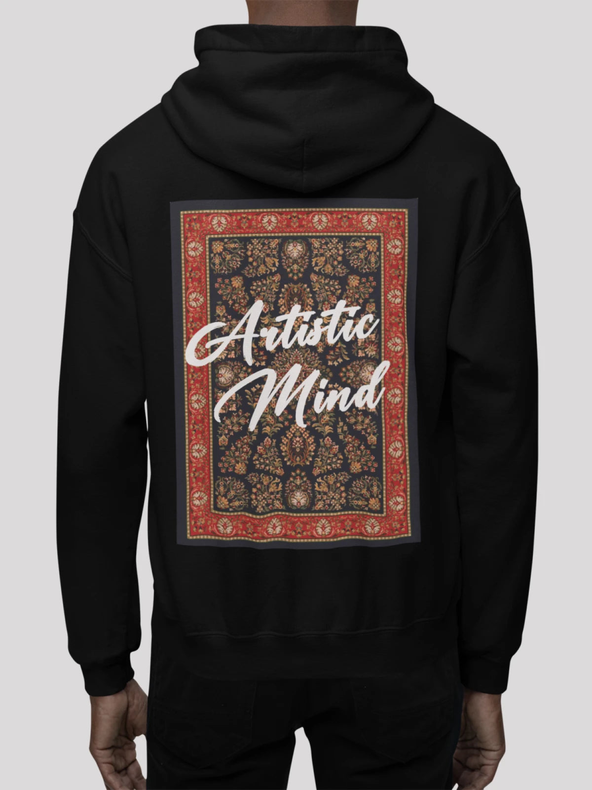 Artistic Mind Hoodie for Men-Black