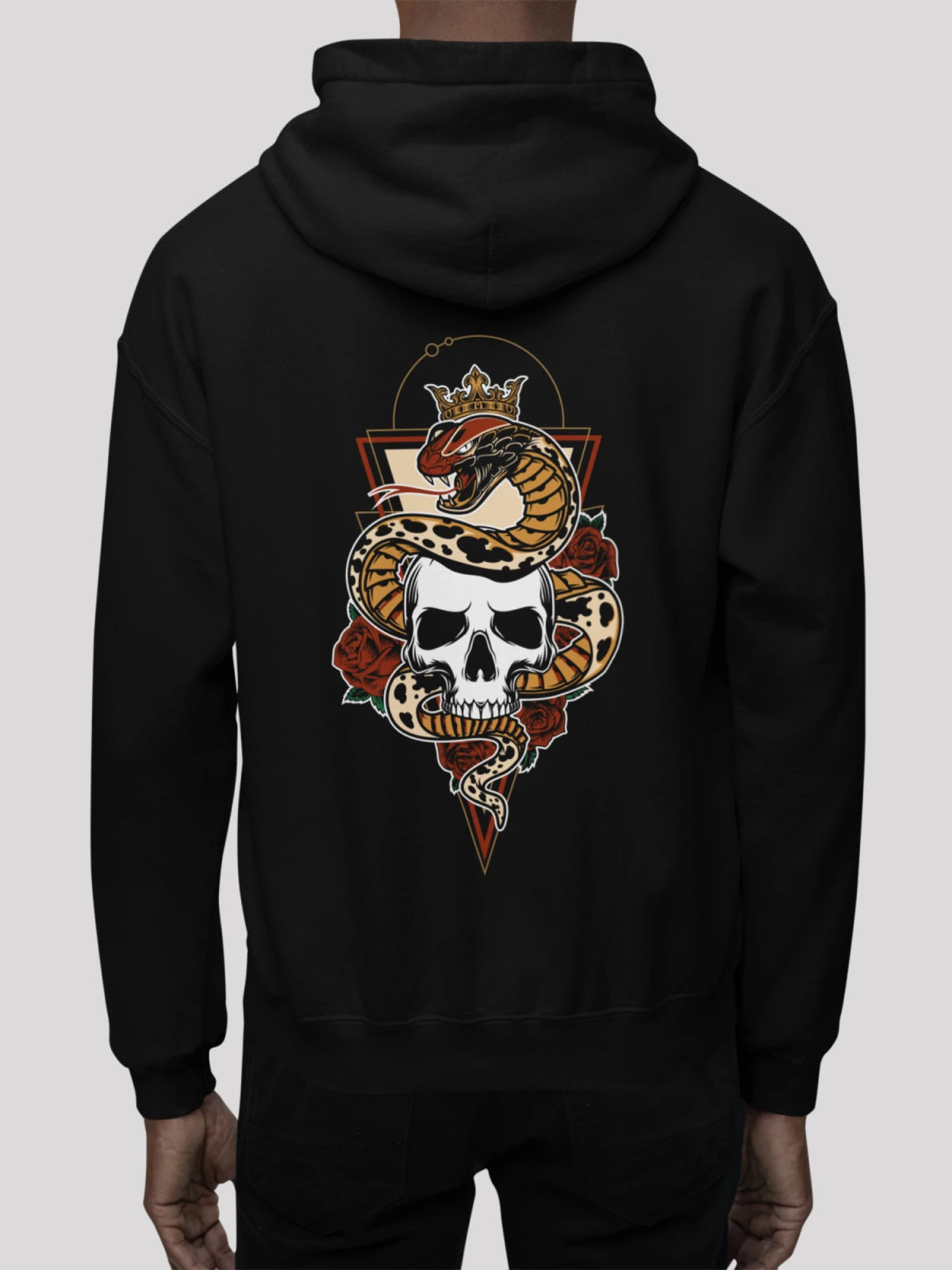 Skull Black Hoodie For Men