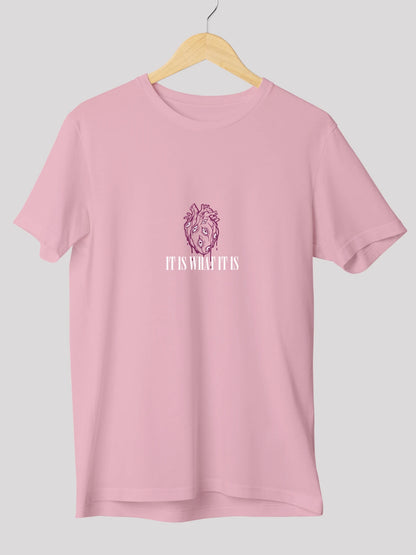 Aesthetic Heart-Bleed Printed Cotton T-shirt