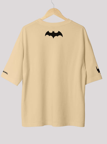 Bat Girl: Superhero-Themed Streetwear Oversized T-shirt