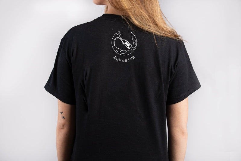 Aquarius Zodiac Unisex Oversize T-Shirt