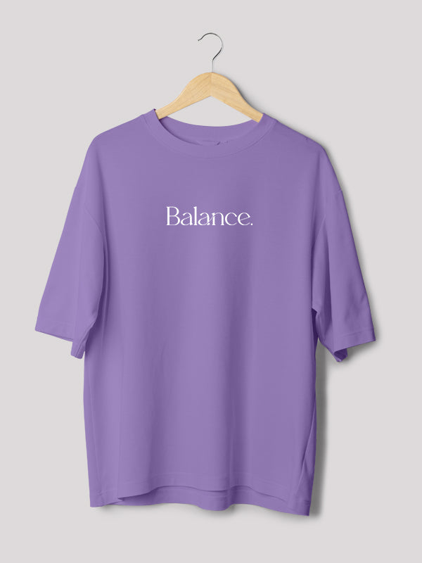  balance typography T-shirt