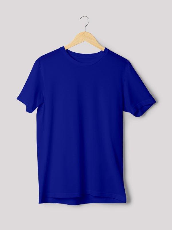 Plain Royal-blue T-shirt