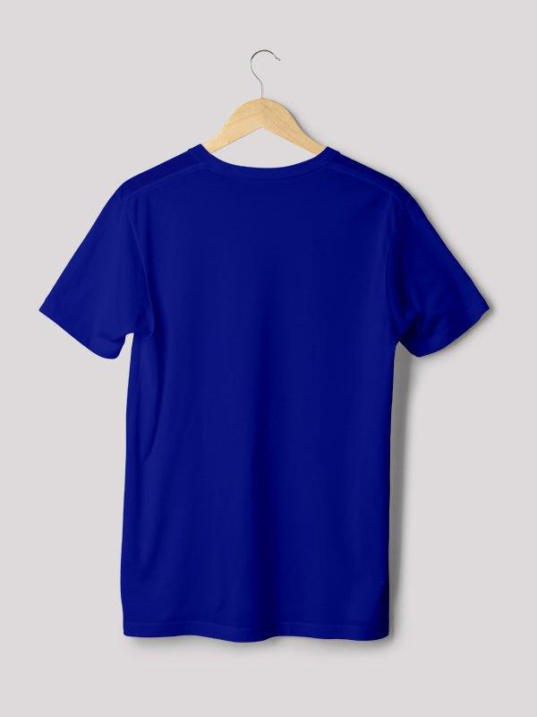 Plain Royal-blue T-shirt