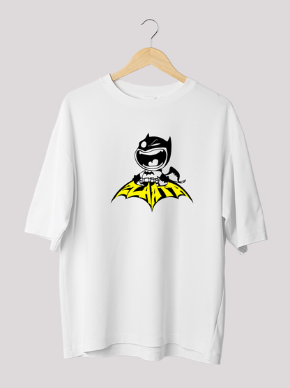 Zlaata Chibi Knight- Baby Batman White Unisex T-Shirt