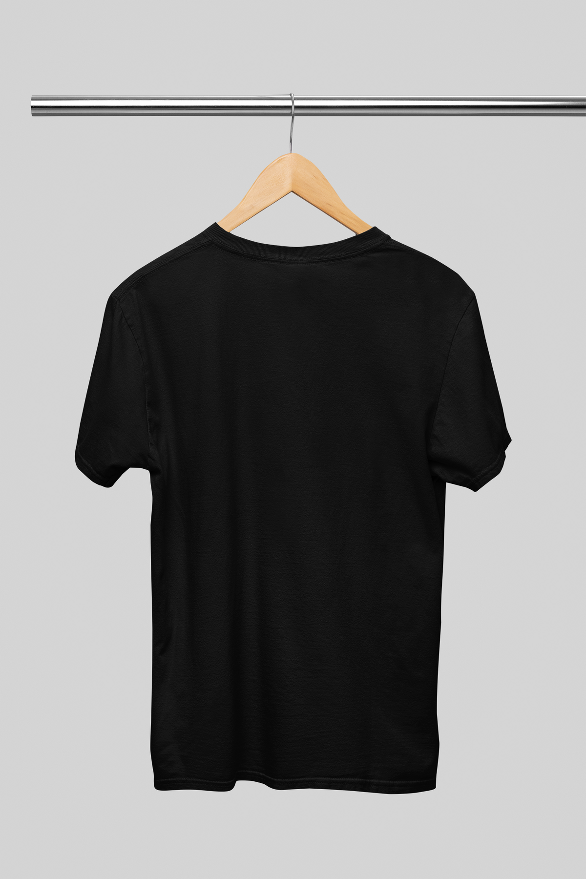 Plain Black Unisex T-shirt