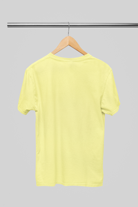 Plain Butter Yellow Unisex T-shirt