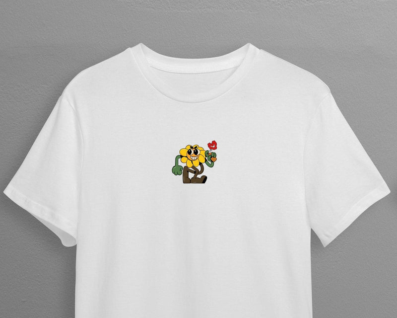 Sunflower White Unisex T-Shirt